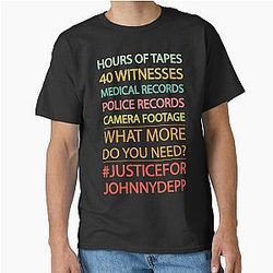 Justice for Johnny Depp Classic T-Shirt