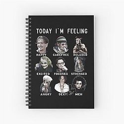 Johnny Depp Funny Spiral Notebook
