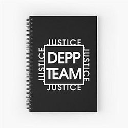Justice for Johnny Depp Spiral Notebook