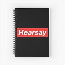 Limited Edition Johnny Depp Hearsay Justice for Johnny Depp Perfect Gift Spiral Notebook