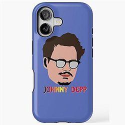 Johnny Depp illustration iPhone Tough Case