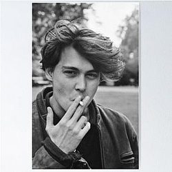 Young Johnny Depp Poster