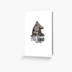Johnny Depp Pirates of the Caribbean Greeting Card