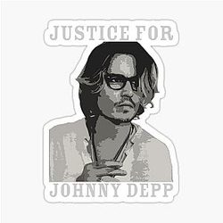 Justice for Johnny Depp Sticker