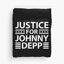 Justice for Johnny Depp Duvet Cover
