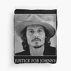 Justice For Johnny Depp Duvet Cover