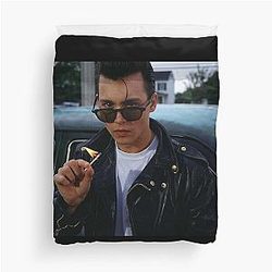 Young Johnny Depp Duvet Cover