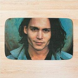 Young Johnny Depp Bath Mat