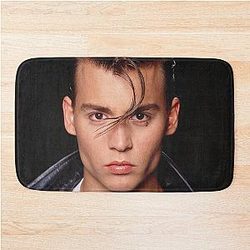 Young Johnny Depp Bath Mat