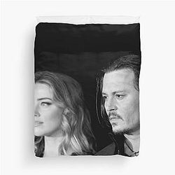 Johnny Depp Amber Heard Duvet Cover
