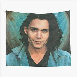 Young Johnny Depp Tapestry