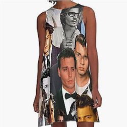 Johnny Depp A-Line Dress