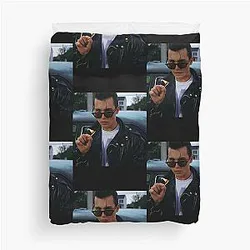 Young Johnny Depp Duvet Cover