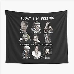 Johnny Depp Funny Feelings Tapestry