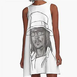 Johnny Depp A-Line Dress