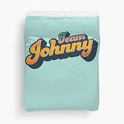Team Johnny Justice for Johnny Depp Duvet Cover