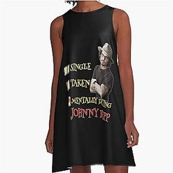 Johnny Depp Mentally Dating Aline Dress