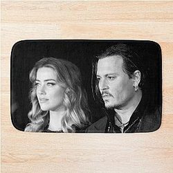Johnny Depp Amber Heard Bath Mat