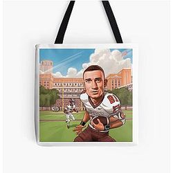 Johnny Manziel All Over Print Tote Bag