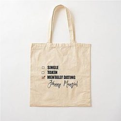Mentally Dating Johnny Manziel Cotton Tote Bag