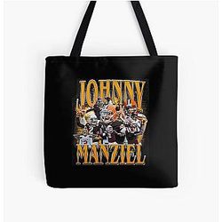 Johnny Manziel Retro Bootleg Tote Bag