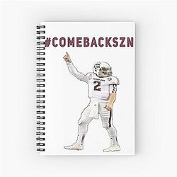Johnny Manziel Spiral Notebook