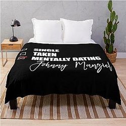 Mentally Dating Johnny Manziel Throw Blanket