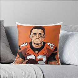 Johnny Manziel Throw Pillow