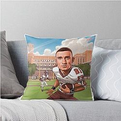 Johnny Manziel Throw Pillow