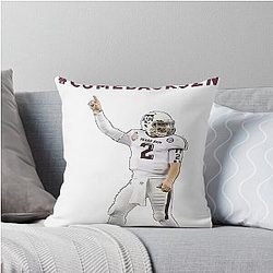 Johnny Manziel Throw Pillow