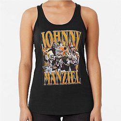 Johnny Manziel Retro Bootleg Racer Tank