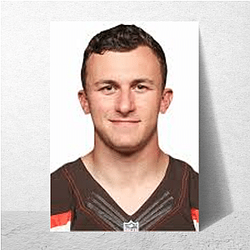 Tactical Mind Johnny Manziel Posters