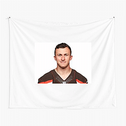 Tactical Mind Johnny Manziel Tapestries
