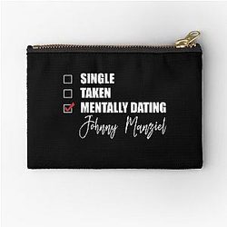 Mentally Dating Johnny Manziel Zipper Pouch