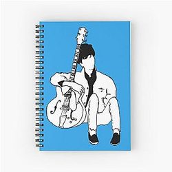 Young Johnny Marr Spiral Notebook