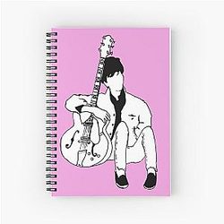 Young 80s Johnny Marr Spiral Notebook