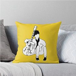 Young 80s Johnny Marr (The) Throw Pillow