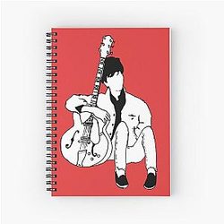 Young 80s Johnny Marr Spiral Notebook