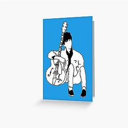 Young Johnny Marr Greeting Card