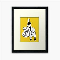 Young Johnny Marr Framed Art Print