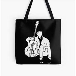 Young 80s Johnny Marr All Over Print Tote Bag