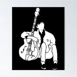Young 80s Johnny Marr Poster