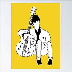 Johnny Marr Yellow Poster