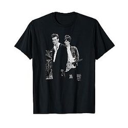 Morrissey and Johnny Marr of The Smiths 1985 by Stephen Wright T-Shirt