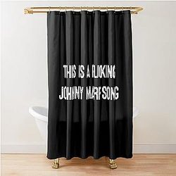 This is a Johnny Marr song shower curtain