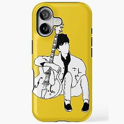 Young 80s Johnny Marr Yellow Tough iPhone Case