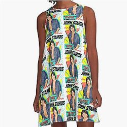 TEEN BEAT Ultimate Crush John Stamos A-Line Dress