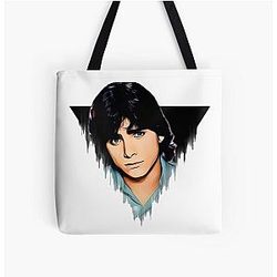 Young John Stamos All Over Print Tote Bag