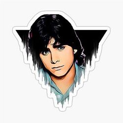 Young John Stamos sticker