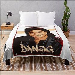 John Stamos Danzig - Fan Art Design Throw Blanket